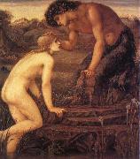 Sir Edward Coley Burne-Jones Pan and Psyche Germany oil painting artist